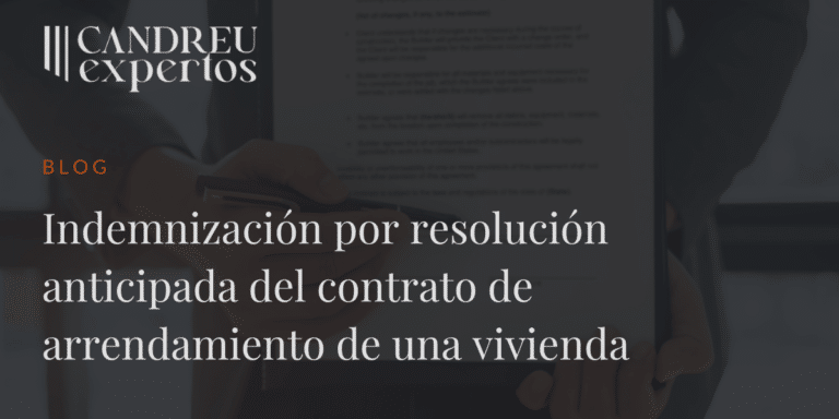 ¿Cómo se declara en el IRPF la indemnización por resolución anticipada del contrato de arrendamiento de una vivienda